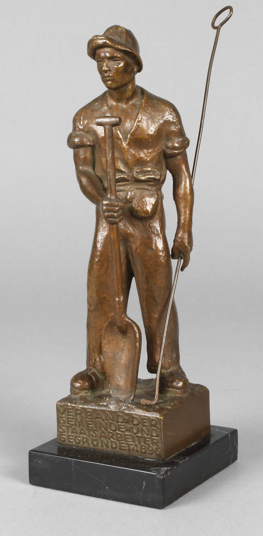 Bronze eines Gießereiarbeiters