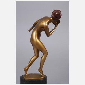 Otto Schmidt-Hofer, Akttänzerin mit Maske