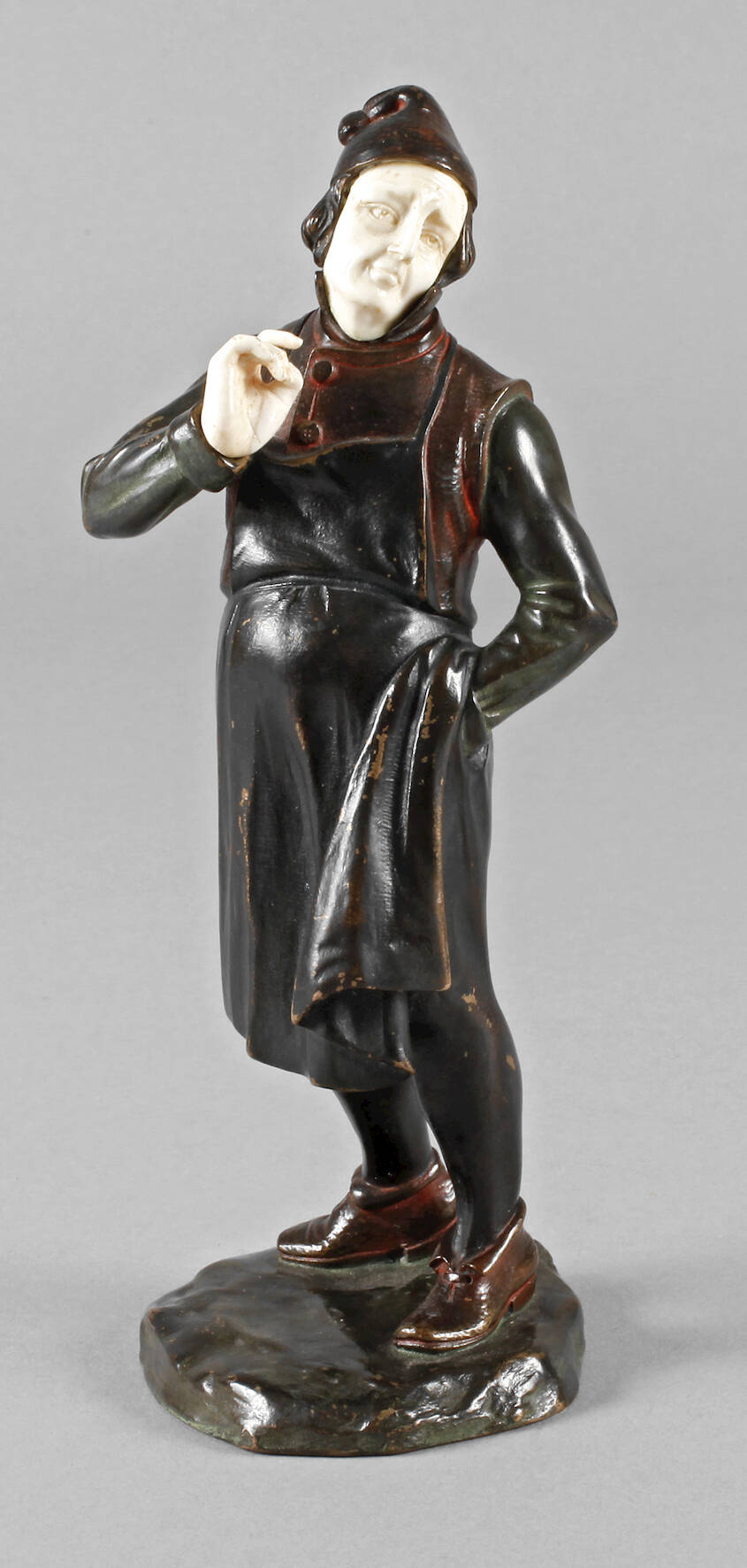 A. Ermler, Chryselephantin "Der Kellermeister"