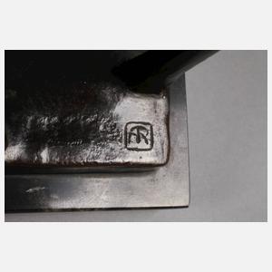 Chryselephantin Lesende Dame