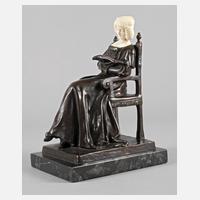 Chryselephantin Lesende Dame111