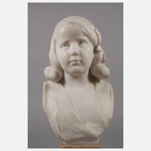 Mädchenbüste Marmor