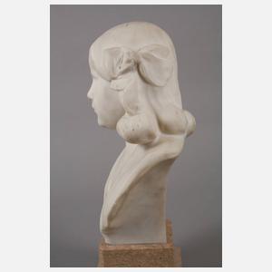 Mädchenbüste Marmor