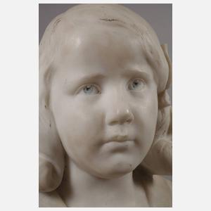 Mädchenbüste Marmor