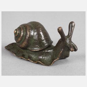 Bronze Schnecke