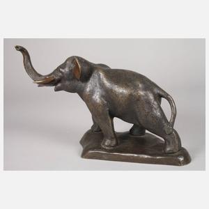 Tierplastik Elefant