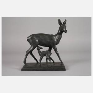 Bernhard Butzke, Ricke mit Kitz