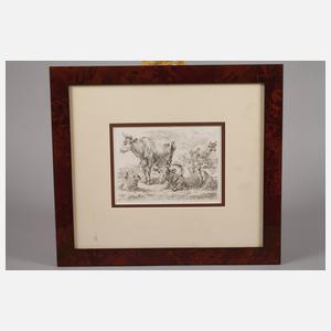 Nicolaes Pietersz. Berchem, Viehweide