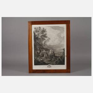 Jaques Philippe Le Bas, "Le chasseur fortuné"