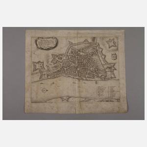 Matthäus Merian, Grundriss der Stadt Mainz