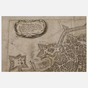 Matthäus Merian, Grundriss der Stadt Mainz