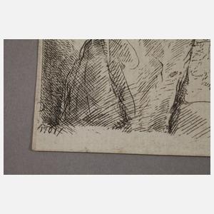 nach Rembrandt van Rijn, Herrenportrait