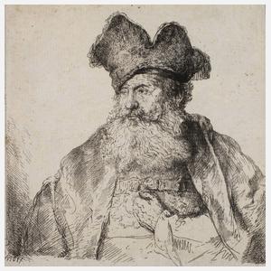nach Rembrandt van Rijn, Herrenportrait