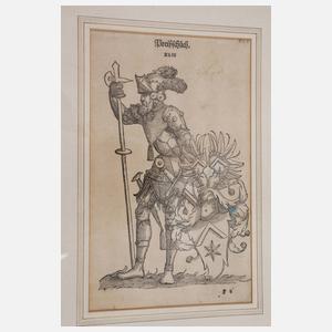 Christoph Weiditz, attr., Vier Ritterdarstellungen