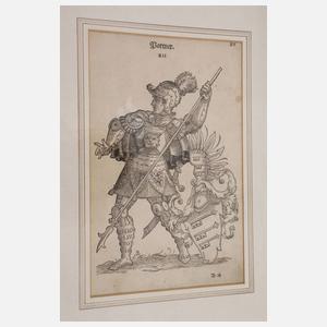 Christoph Weiditz, attr., Vier Ritterdarstellungen