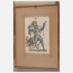 Christoph Weiditz, attr., Vier Ritterdarstellungen