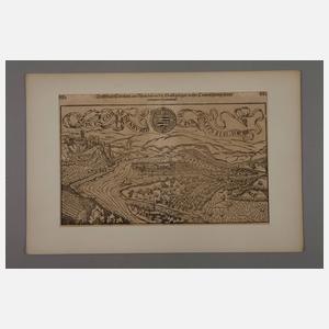 Konvolut historische Rheinansichten