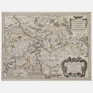 Kupferstichkarte Gebiet Koblenz–Wiesbaden