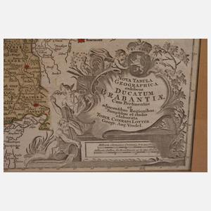 Tobias Konrad Lotter, Karte Herzogtum Brabant