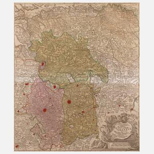 Tobias Konrad Lotter, Karte Herzogtum Brabant