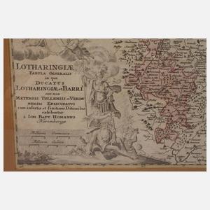 Johann Baptist Homann, Karte Lothringen