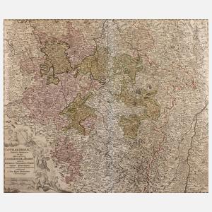 Johann Baptist Homann, Karte Lothringen