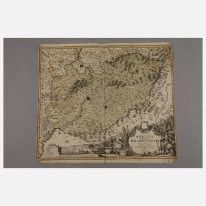 Johann Baptist Homann, Karte Teile von Mähren