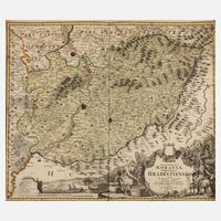 Johann Baptist Homann, Karte Teile von Mähren111