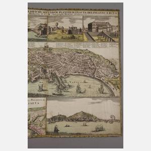 Johann Baptista Homann, Erben, Karte von Neapel