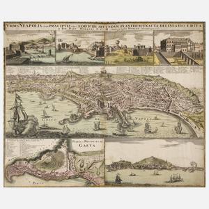 Johann Baptista Homann, Erben, Karte von Neapel