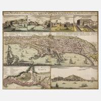 Johann Baptista Homann, Erben, Karte von Neapel111