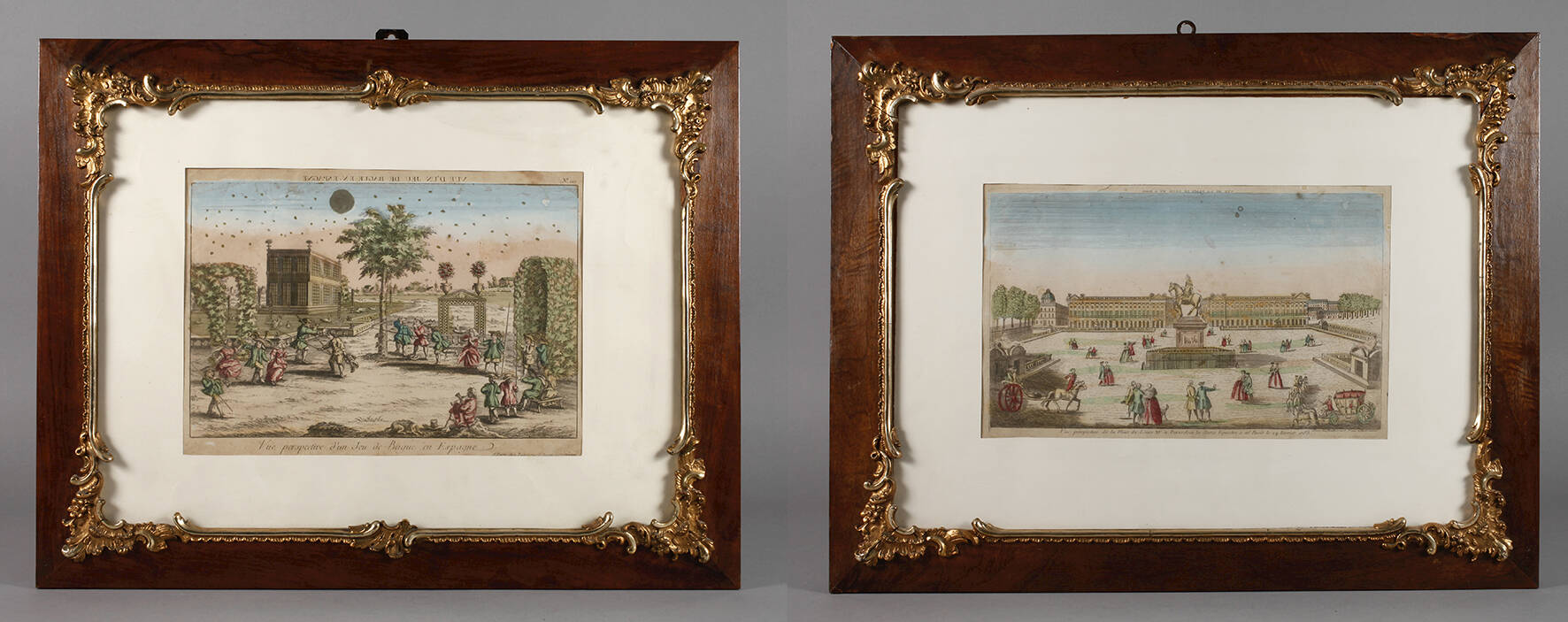 Paar Guckkastenblätter