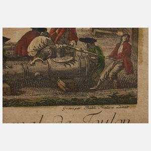 Guckkastenblatt "Das Arsenal in Toulon"