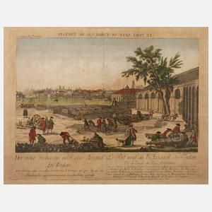 Guckkastenblatt "Das Arsenal in Toulon"