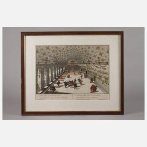 Guckkastenblatt, Rathaussaal in Nürnberg