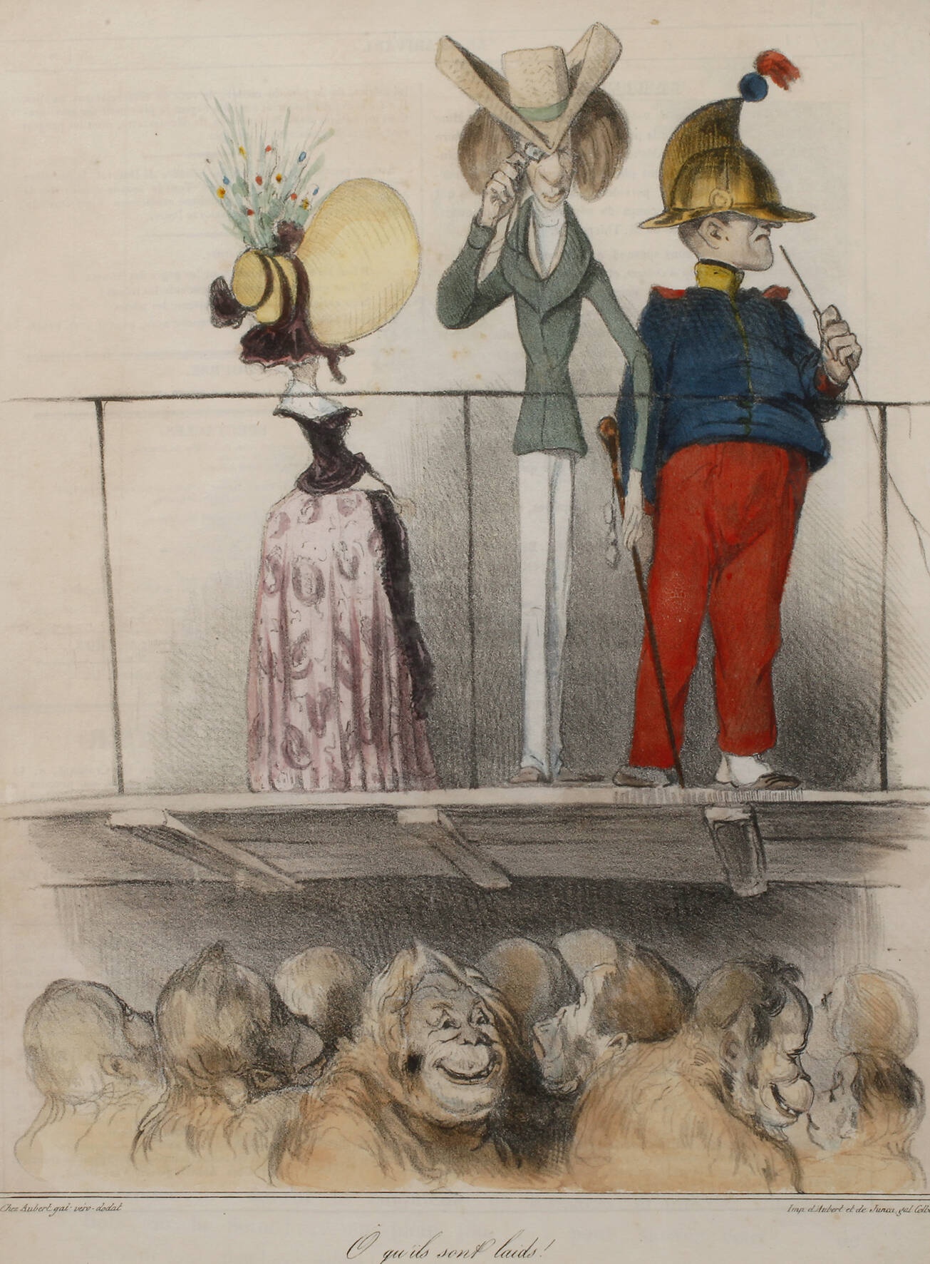 Daumier, "O qu'ils sont laids!"