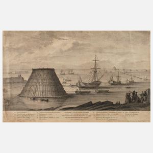 Pierre Fréret, Ausbau des Hafens von Cherbourg