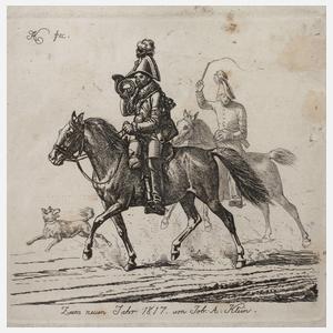 Johann Adam Klein, Neujahrsgraphik 1817