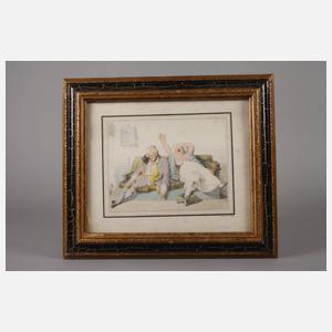 Charles Motte, Paar im Interieur