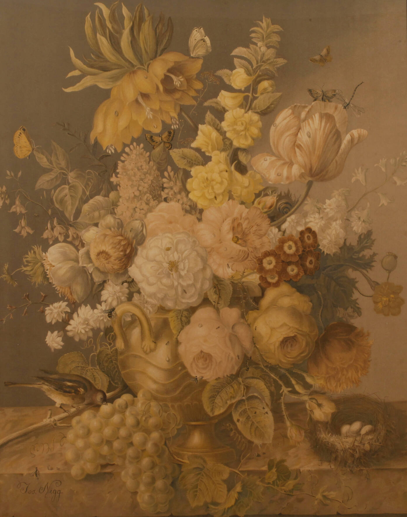 Joseph Nigg, Blumenstillleben