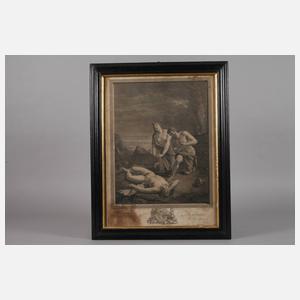 Carlo Ant. Porporati, Adam und Eva beweinen Abel