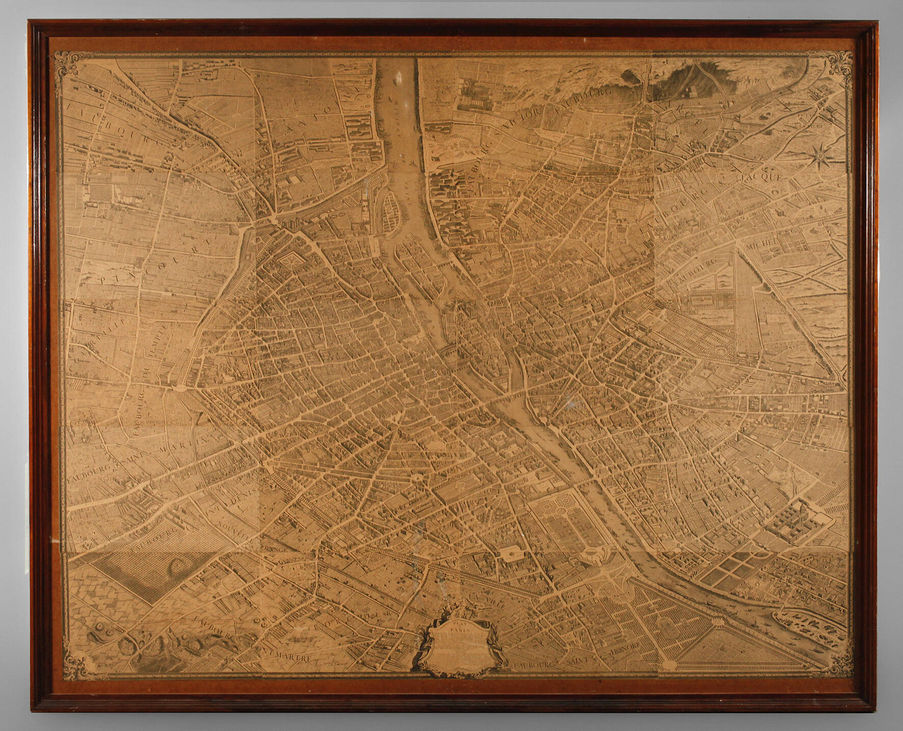 Parisansicht - Plan de Turgot