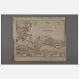 Drei Stadtpläne von Trier