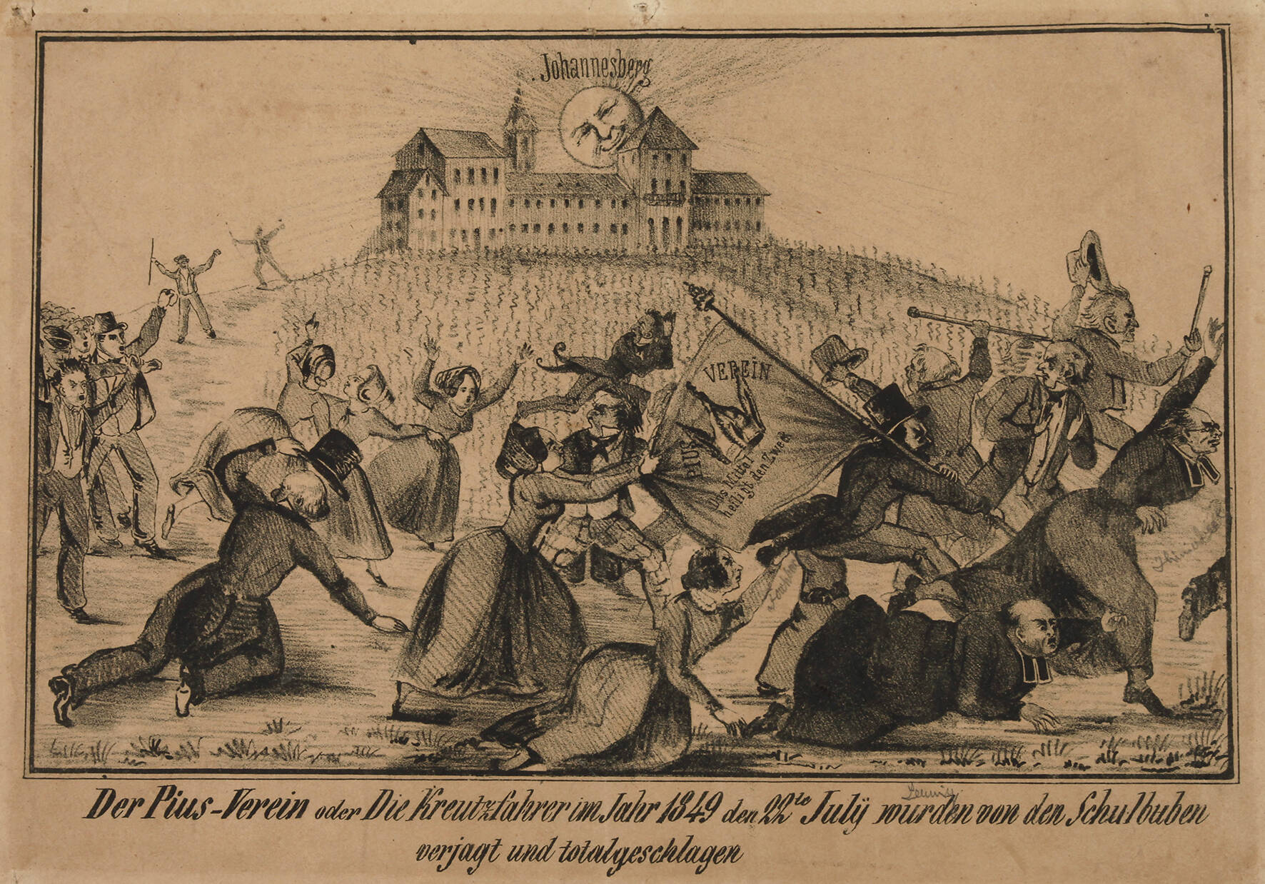 Karikatur Piusverein