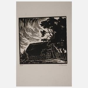 Albert Banska, Drei Holzschnitte