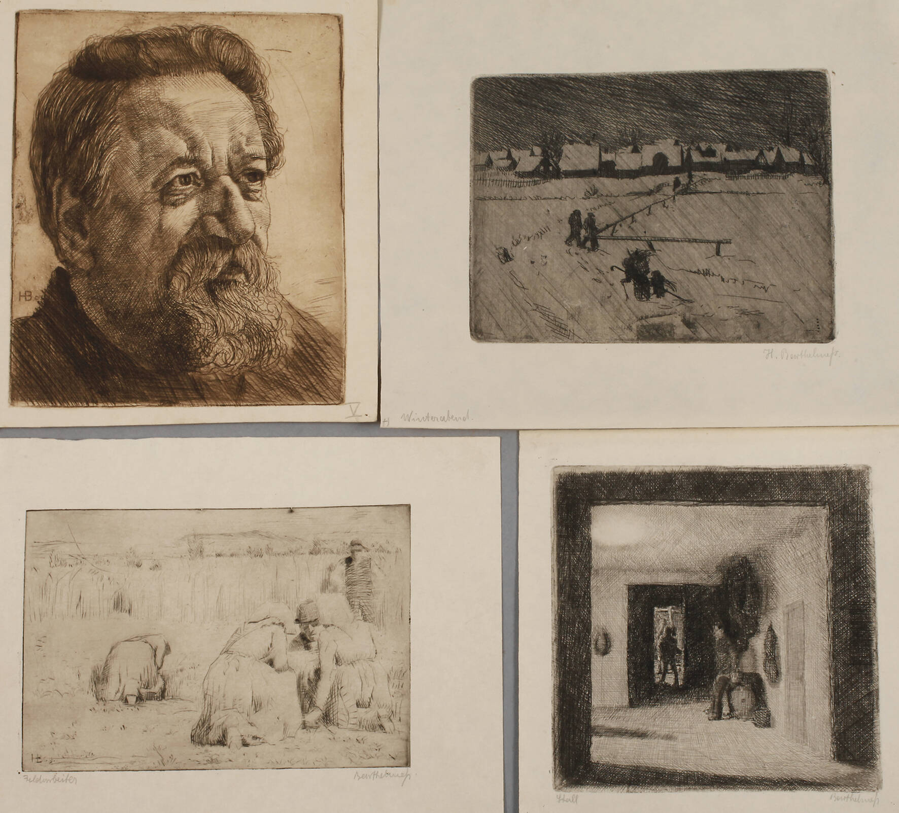 Hans Barthelmess, Konvolut Radierungen