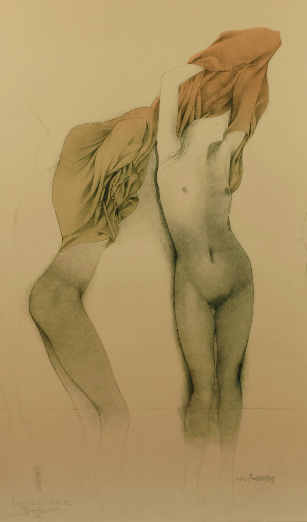 Bruno Bruni, Paar weibliche Akte