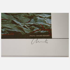 Christo, "Wrapped Monument to Leonardo"