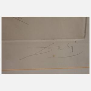 Salvator Dali, Reiter vor Landschaft