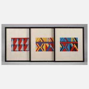 Otto Herbert Hajek, Serie abstrakte Kompositionen